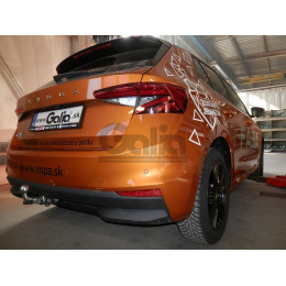 S143A GALIA Полностью оцинкованный фаркоп на Skoda Fabia IV хетчбек 2021-. Тип шара: A. Невидимый вырез бампера. Нагрузки: 1150/75 кг, масса фаркопа 10,2 кг