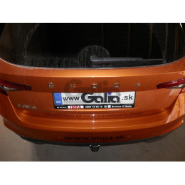S143A GALIA Полностью оцинкованный фаркоп на Skoda Fabia IV хетчбек 2021-. Тип шара: A. Невидимый вырез бампера. Нагрузки: 1150/75 кг, масса фаркопа 10,2 кг