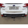 TCU00133 ТСС Фаркоп на Subaru Forester S5 2018-2024. Требуется подрезка бампера. Тип шара: E (шаровый узел под американский квадрат). Нагрузки: 1250/75 кг