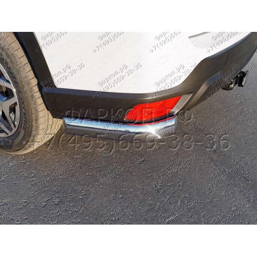 TCU00133 ТСС Фаркоп на Subaru Forester S5 2018-2024. Требуется подрезка бампера. Тип шара: E (шаровый узел под американский квадрат). Нагрузки: 1250/75 кг