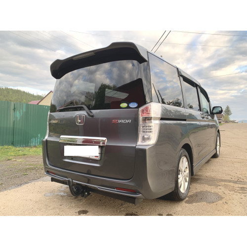 H.H11.A HALTY Фаркоп на Honda Stepwagon 2WD/4WD, в т.ч. Spada, кроме авто с обвесом 2009-2015 без подрезки бампера. Тип шара: A. Нагрузки: 750/75 кг, масса фаркопа 20,6 кг