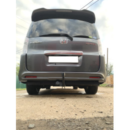 H.H11.A HALTY Фаркоп на Honda Stepwagon 2WD/4WD, в т.ч. Spada, кроме авто с обвесом 2009-2015 без подрезки бампера. Тип шара: A. Нагрузки: 750/75 кг, масса фаркопа 20,6 кг