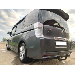 H.H11.A HALTY Фаркоп на Honda Stepwagon 2WD/4WD, в т.ч. Spada, кроме авто с обвесом 2009-2015 без подрезки бампера. Тип шара: A. Нагрузки: 750/75 кг, масса фаркопа 20,6 кг