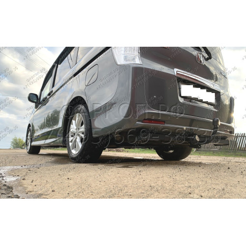 H.H11.A HALTY Фаркоп на Honda Stepwagon 2WD/4WD, в т.ч. Spada, кроме авто с обвесом 2009-2015 без подрезки бампера. Тип шара: A. Нагрузки: 750/75 кг, масса фаркопа 20,6 кг