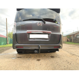H.H11.A HALTY Фаркоп на Honda Stepwagon 2WD/4WD, в т.ч. Spada, кроме авто с обвесом 2009-2015 без подрезки бампера. Тип шара: A. Нагрузки: 750/75 кг, масса фаркопа 20,6 кг