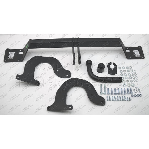 T-183 STEINHOF Фаркоп на Citroen Spacetourer 2016-, Peugeot Traveller 2016-, Citroen Jumpy 2016-, Peugeot Expert 2016-, Toyota Proace 2016-, Opel Zafira LIfe 2019-, Opel Vivaro 2019- без подрезки бампера. Тип шара: A. Нагрузки: 2500/120 кг, масса фаркопа 