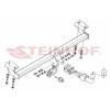 T-187 STEINHOF Фаркоп на Toyota RAV4 3/5 дверей 06/2000-2006 без снятия и подрезки бампера. Тип шара: AH (горизонтальное быстросъемное крепление шара на ключе). Нагрузки: 2000/80 кг, масса фаркопа 15,2 кг (без электрики в комплекте)