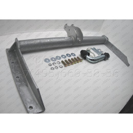 T034A GALIA Полностью оцинкованный фаркоп на Toyota Land Cruiser Prado 90 1996-2002, Toyota 4Runner 1995-2002. Тип шара: A. Установка без снятия и выреза бампера. Нагрузки: 3500/1