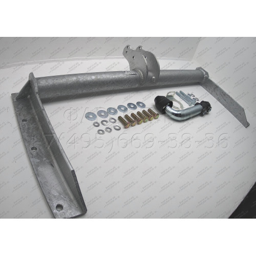 T034A GALIA Полностью оцинкованный фаркоп на Toyota Land Cruiser Prado 90 1996-2002, Toyota 4Runner 1995-2002. Тип шара: A. Установка без снятия и выреза бампера. Нагрузки: 3500/130 кг, масса фаркопа 20,25 кг
