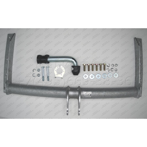 T034A GALIA Полностью оцинкованный фаркоп на Toyota Land Cruiser Prado 90 1996-2002, Toyota 4Runner 1995-2002. Тип шара: A. Установка без снятия и выреза бампера. Нагрузки: 3500/130 кг, масса фаркопа 20,25 кг