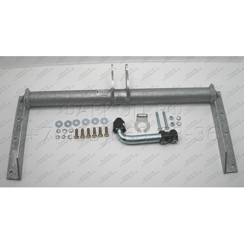 T034A GALIA Полностью оцинкованный фаркоп на Toyota Land Cruiser Prado 90 1996-2002, Toyota 4Runner 1995-2002. Тип шара: A. Установка без снятия и выреза бампера. Нагрузки: 3500/130 кг, масса фаркопа 20,25 кг
