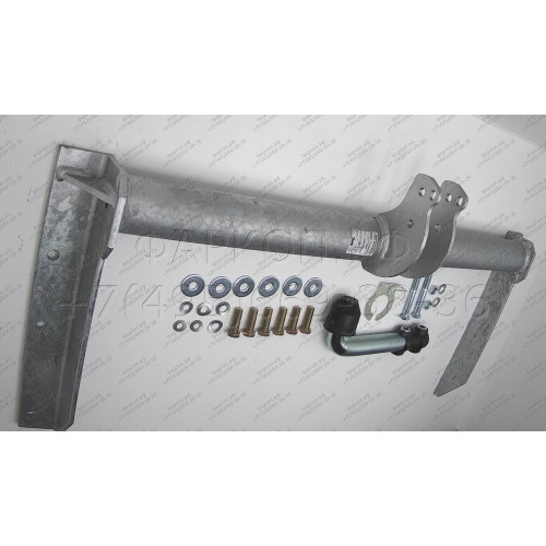 T034A GALIA Полностью оцинкованный фаркоп на Toyota Land Cruiser Prado 90 1996-2002, Toyota 4Runner 1995-2002. Тип шара: A. Установка без снятия и выреза бампера. Нагрузки: 3500/130 кг, масса фаркопа 20,25 кг