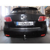 T059A GALIA Полностью оцинкованный фаркоп на Toyota Avensis седан/универсал 2009-2018. Подрозетник убирается за бампер. Тип шара: A. Установка без снятия и выреза бампера. Нагрузки: 2000/80 кг, масса фаркопа 18,12 кг
