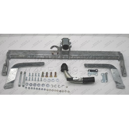 T066C GALIA Полностью оцинкованный фаркоп на Toyota Avensis седан/лифтбек 2003-2009. Тип шара: C (горизонтальный съемный). Невидимый вырез бампера. Нагрузки: