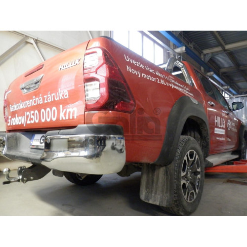 T078A GALIA Полностью оцинкованный фаркоп на Toyota Hilux 2015-, JAC T6 2021-, JAC T8 2018-, JAC Т8 Pro 2023-, Sollers ST6 2023-, Sollers ST8 2025-. Тип шара: A. Установка без выреза бампера. Нагрузки: 3500/140 кг, масса фаркопа 24,22 кг