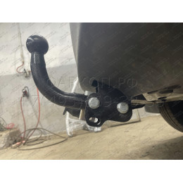 T116-A Лидер-плюс ТСУ для Toyota RAV4 2013-2019. Требуется подрезка бампера. Нагрузки: 1500/75 кг, масса фаркопа 23,5 кг (без электрики в комплекте)