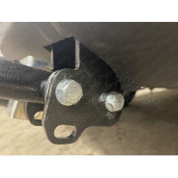 T116-A Лидер-плюс ТСУ для Toyota RAV4 2013-2019. Требуется подрезка бампера. Нагрузки: 1500/75 кг, масса фаркопа 23,5 кг (без электрики в комплекте)