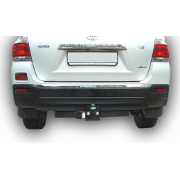 T119-F Лидер-плюс ТСУ для Toyota Highlander 2010-2014 без снятия и выреза бампера. Тип шара: F. Нагрузки: 2000/100 кг, масса фаркопа 19,28 кг (без электрики в комплек