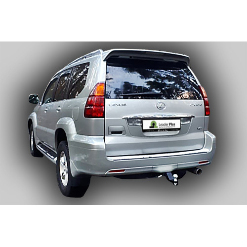 T123-E Лидер-плюс ТСУ для Toyota Land Cruiser Prado J120 2002-2009, Toyota Land Cruiser Prado J150 2009-2023, Lexus GX 470 2002-2009, Lexus GX 460 2009-2023. Требуется подрезка бампера. Тип шара: E. Нагрузки: 1500/100 кг, масса фаркопа 9,5 кг (без электри