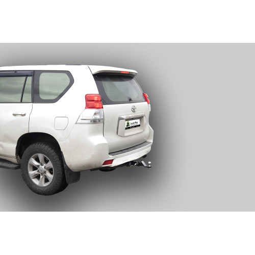 T123-E Лидер-плюс ТСУ для Toyota Land Cruiser Prado J120 2002-2009, Toyota Land Cruiser Prado J150 2009-2023, Lexus GX 470 2002-2009, Lexus GX 460 2009-2023. Требуется подрезка бампера. Тип шара: E. Нагрузки: 1500/100 кг, масса фаркопа 9,5 кг (без электри