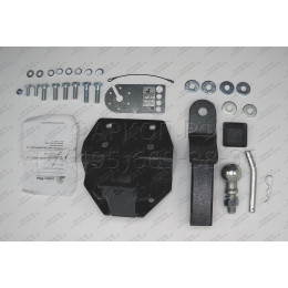 T123-E Лидер-плюс ТСУ для Toyota Land Cruiser Prado J120 2002-2009, Toyota Land Cruiser Prado J150 2009-2023, Lexus GX 470 2002-2009, Lexus GX 460 2009-2023. Требуется подрезка бампера. Тип шара: E. Нагру