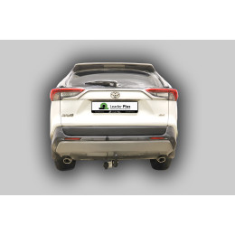 T125-A Лидер-плюс ТСУ для Toyota RAV4 2019-2025, Suzuki Across 2020-2025 без снятия и выреза бампера. Нагрузки: 1500/75 кг, масса фаркопа 17 кг (без электрики в комплекте)
