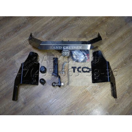 TCU00047N ТСС Фаркоп на Toyota Land Cruiser 200 Executive/Executive Lounge 2016-2021, Toyota Land Cruiser 200 TRD 2019-2021 с накладкой с надписью Land Cruiser без подрезки бампера. Тип шара: E (ша