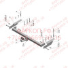 TD 166 AVTOS Фаркоп на Tagaz Road Partner 2008-2011 без подрезки бампера. Тип шара: A. Нагрузки: 1500/75 кг, масса фаркопа 20 кг (без электрики в комплекте)