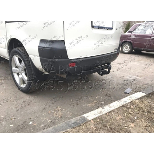 H.T62.A HALTY Фаркоп на Toyota Lite Ace Noah 1996-2001, Toyota Town Ace Noah 1996-2001, Toyota Lite Ace 1996-2007, Toyota Town Ace 1996-2007, в т.ч. Field Tourer, кроме Road Tourer, Daihatsu Delta 1996-2001 без подрезки бампера. Тип шара: A. Нагрузки: 750