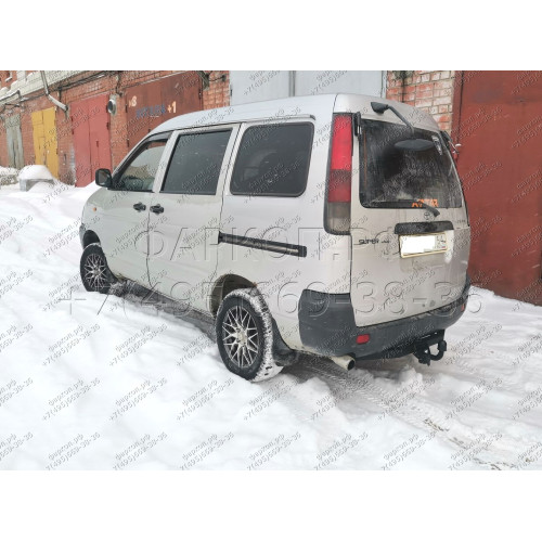 H.T62.A HALTY Фаркоп на Toyota Lite Ace Noah 1996-2001, Toyota Town Ace Noah 1996-2001, Toyota Lite Ace 1996-2007, Toyota Town Ace 1996-2007, в т.ч. Field Tourer, кроме Road Tourer, Daihatsu Delta 1996-2001 без подрезки бампера. Тип шара: A. Нагрузки: 750