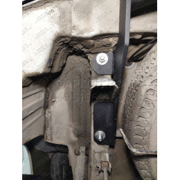 H.T66.A HALTY Фаркоп на Toyota Probox / Suceed 2WD/4WD 2002-2014 без подрезки бампера. Тип шара: A. Нагрузки: 550/75 кг, масса фаркопа 16,9 кг