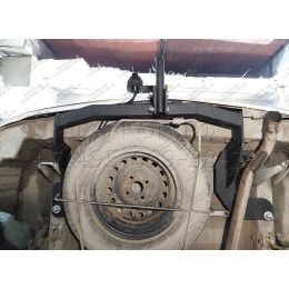 H.T66.A HALTY Фаркоп на Toyota Probox / Suceed 2WD/4WD 2002-2014 без подрезки бампера. Тип шара: A. Нагрузки: 550/75 кг, масса фаркопа 16,9 кг