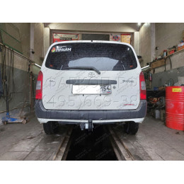 H.T66.A HALTY Фаркоп на Toyota Probox / Suceed 2WD/4WD 2002-2014 без подрезки бампера. Тип шара: A. Нагрузки: 550/75 кг, масса фаркопа 16,9 кг