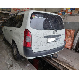 H.T66.A HALTY Фаркоп на Toyota Probox / Suceed 2WD/4WD 2002-2014 без подрезки бампера. Тип шара: A. Нагрузки: 550/75 кг, масса фаркопа 16,9 кг