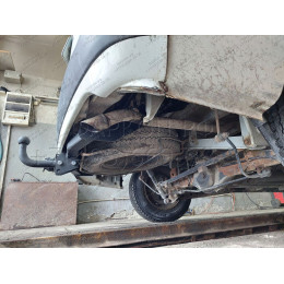 H.T66.A HALTY Фаркоп на Toyota Probox / Suceed 2WD/4WD 2002-2014 без подрезки бампера. Тип шара: A. Нагрузки: 550/75 кг, масса фаркопа 16,9 кг