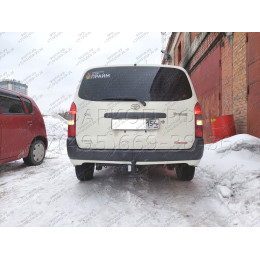 H.T66.A HALTY Фаркоп на Toyota Probox / Suceed 2WD/4WD 2002-2014 без подрезки бампера. Тип шара: A. Нагрузки: 550/75 кг, масса фаркопа 16,9 кг