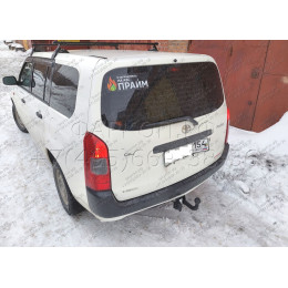 H.T66.A HALTY Фаркоп на Toyota Probox / Suceed 2WD/4WD 2002-2014 без подрезки бампера. Тип шара: A. Нагрузки: 550/75 кг, масса фаркопа 16,9 кг