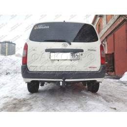H.T66.A HALTY Фаркоп на Toyota Probox / Suceed 2WD/4WD 2002-2014 без подрезки бампера. Тип шара: A. Нагрузки: 550/75 кг, масса фаркопа 16,9 кг