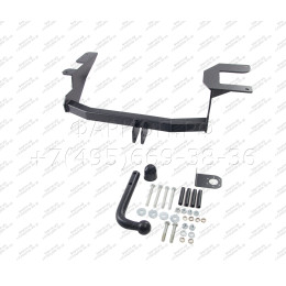 H.T66.A HALTY Фаркоп на Toyota Probox / Suceed 2WD/4WD 2002-2014 без подрезки бампера. Тип шара: A. Нагрузки: 550/75 кг, масса фаркопа 16,9 кг