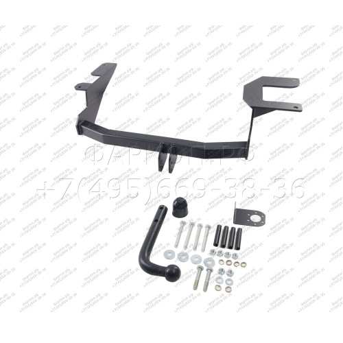 H.T66.A HALTY Фаркоп на Toyota Probox / Suceed 2WD/4WD 2002-2014 без подрезки бампера. Тип шара: A. Нагрузки: 550/75 кг, масса фаркопа 16,9 кг
