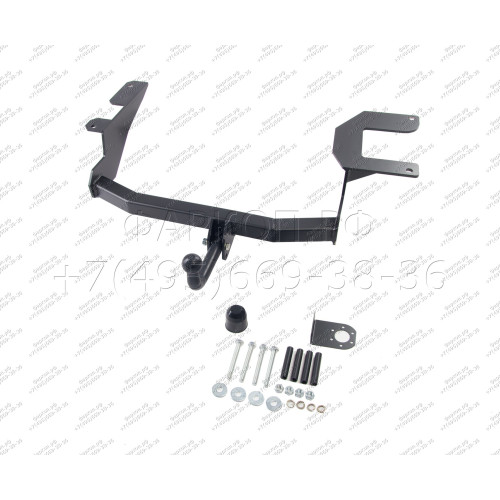 H.T66.A HALTY Фаркоп на Toyota Probox / Suceed 2WD/4WD 2002-2014 без подрезки бампера. Тип шара: A. Нагрузки: 550/75 кг, масса фаркопа 16,9 кг