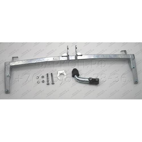 V007A GALIA Полностью оцинкованный фаркоп на Volkswagen Golf II 1983-1989 узкий пластиковый бампер, Volkswagen Jetta 1984-1989 узкий пластиковый бампер. Без выреза бампера. Тип шара: A. Нагрузки 1000/75 кг, масса фаркопа 10,75 кг