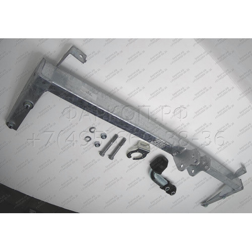 V007A GALIA Полностью оцинкованный фаркоп на Volkswagen Golf II 1983-1989 узкий пластиковый бампер, Volkswagen Jetta 1984-1989 узкий пластиковый бампер. Без выреза бампера. Тип шара: A. Нагрузки 1000/75 кг, масса фаркопа 10,75 кг