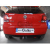 V042A GALIA Полностью оцинкованный фаркоп на Volkswagen Polo IV 2001-2009. Особенности: колесная база 2465 мм. Тип шара: A. Подрезка бампера. Нагрузки: 1200/60 кг, масса фаркопа 13,5 кг