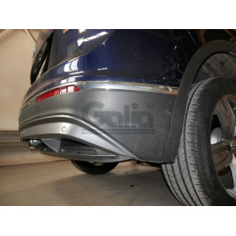 V069A GALIA Полностью оцинкованный фаркоп на Volkswagen Tiguan 2007-2016, Tiguan 2 2016-2024, Audi Q3 2011-2019, 2019-2025, SEAT Tarraco 2018-2024. Тип шара: A. Невидимый вырез бампера. Нагруз