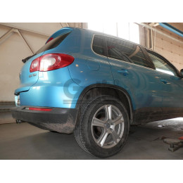 V069A GALIA Полностью оцинкованный фаркоп на Volkswagen Tiguan 2007-2016, Tiguan 2 2016-2024, Audi Q3 2011-2019, 2019-2025, SEAT Tarraco 2018-2024. Тип шара: A. Невидимый вырез бампера. Нагруз