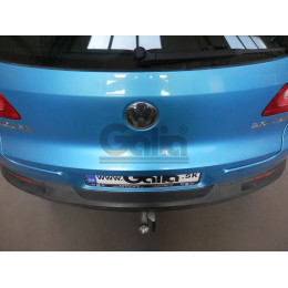 V069A GALIA Полностью оцинкованный фаркоп на Volkswagen Tiguan 2007-2016, Tiguan 2 2016-2024, Audi Q3 2011-2019, 2019-2025, SEAT Tarraco 2018-2024. Тип шара: A. Невидимый вырез бампера. Нагруз
