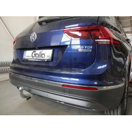 V069A GALIA Полностью оцинкованный фаркоп на Volkswagen Tiguan 2007-2016, Tiguan 2 2016-2024, Audi Q3 2011-2019, 2019-2025, SEAT Tarraco 2018-2024. Тип шара: A. Невидимый вырез бампера. Нагруз