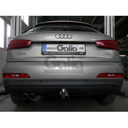 V069A GALIA Полностью оцинкованный фаркоп на Volkswagen Tiguan 2007-2016, Tiguan 2 2016-2024, Audi Q3 2011-2019, 2019-2025, SEAT Tarraco 2018-2024. Тип шара: A. Невидимый вырез бампера. Нагруз