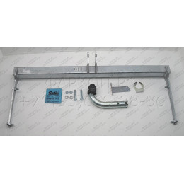 V069A GALIA Полностью оцинкованный фаркоп на Volkswagen Tiguan 2007-2016, Tiguan 2 2016-2024, Audi Q3 2011-2019, 2019-2025, SEAT Tarraco 2018-2024. Тип шара: A. Невидимый вырез бампера. Нагруз